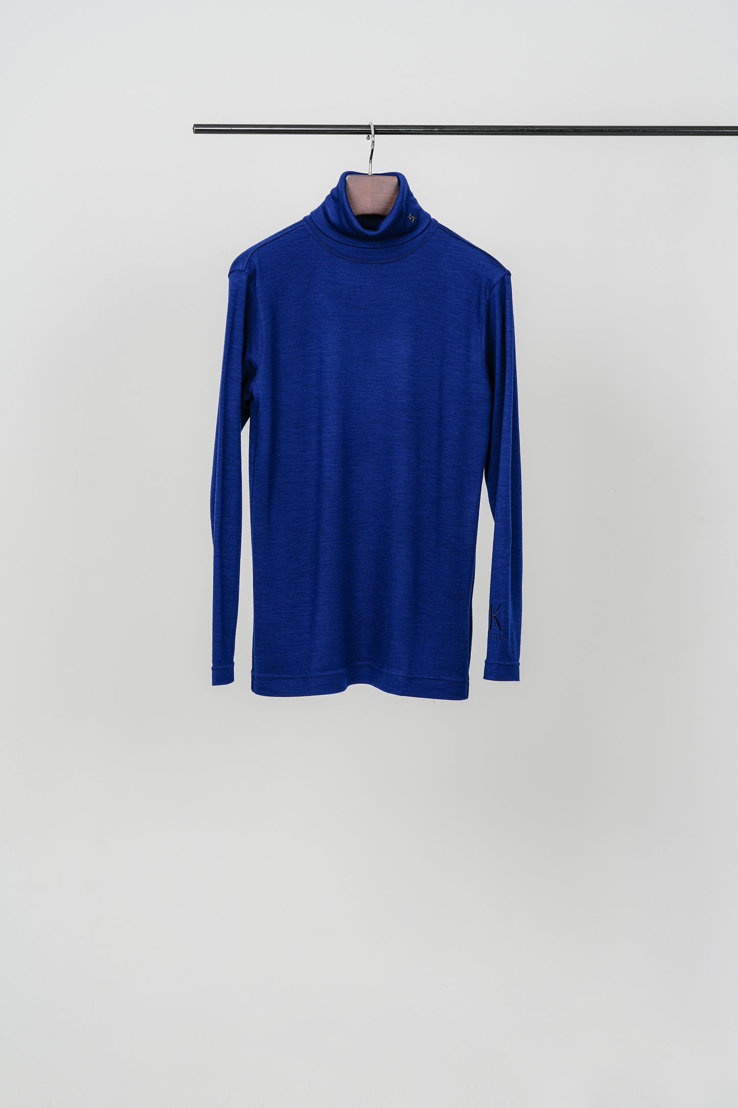 Wool Clear Interlock Pique Turtleneck