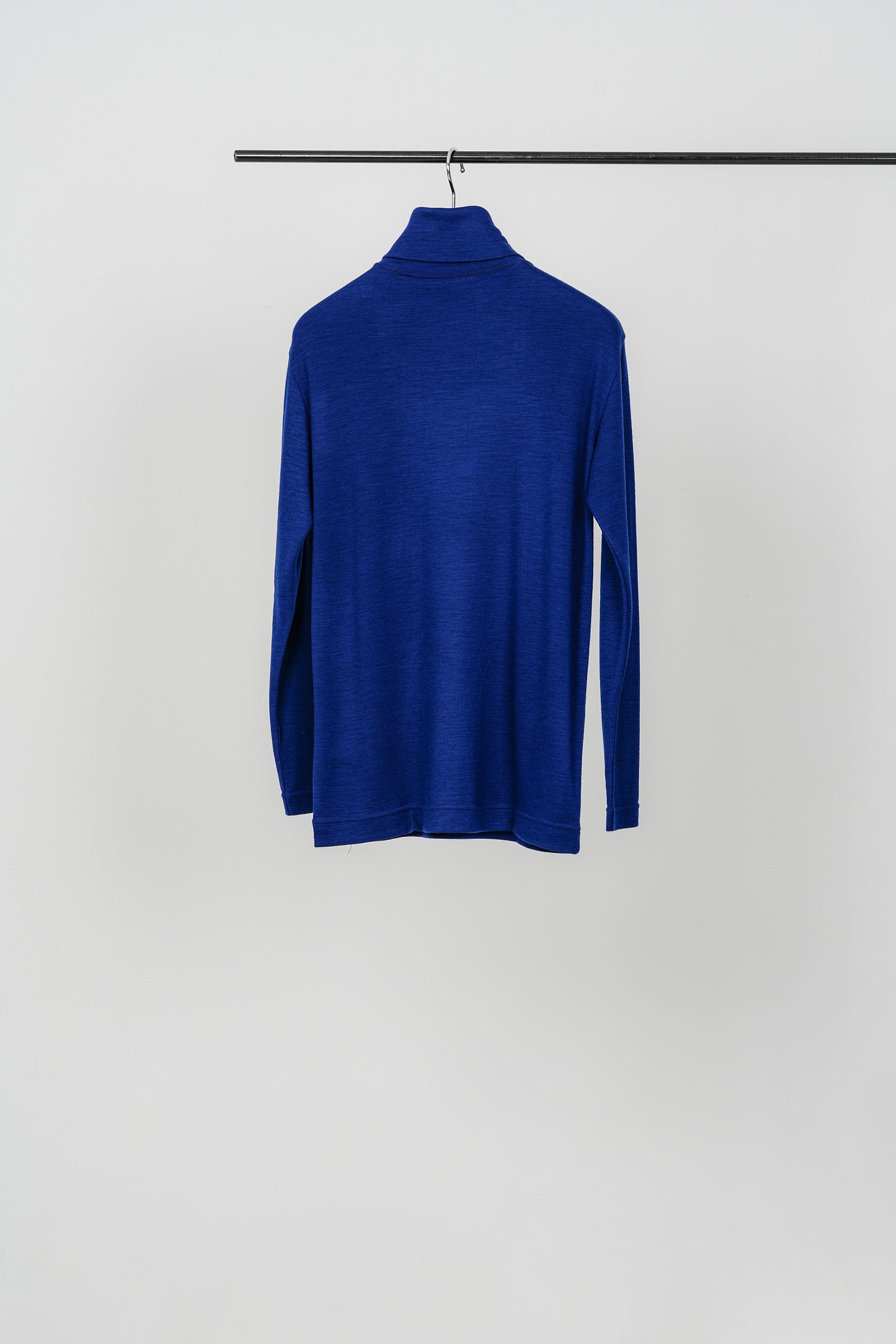 Wool Clear Interlock Pique Turtleneck