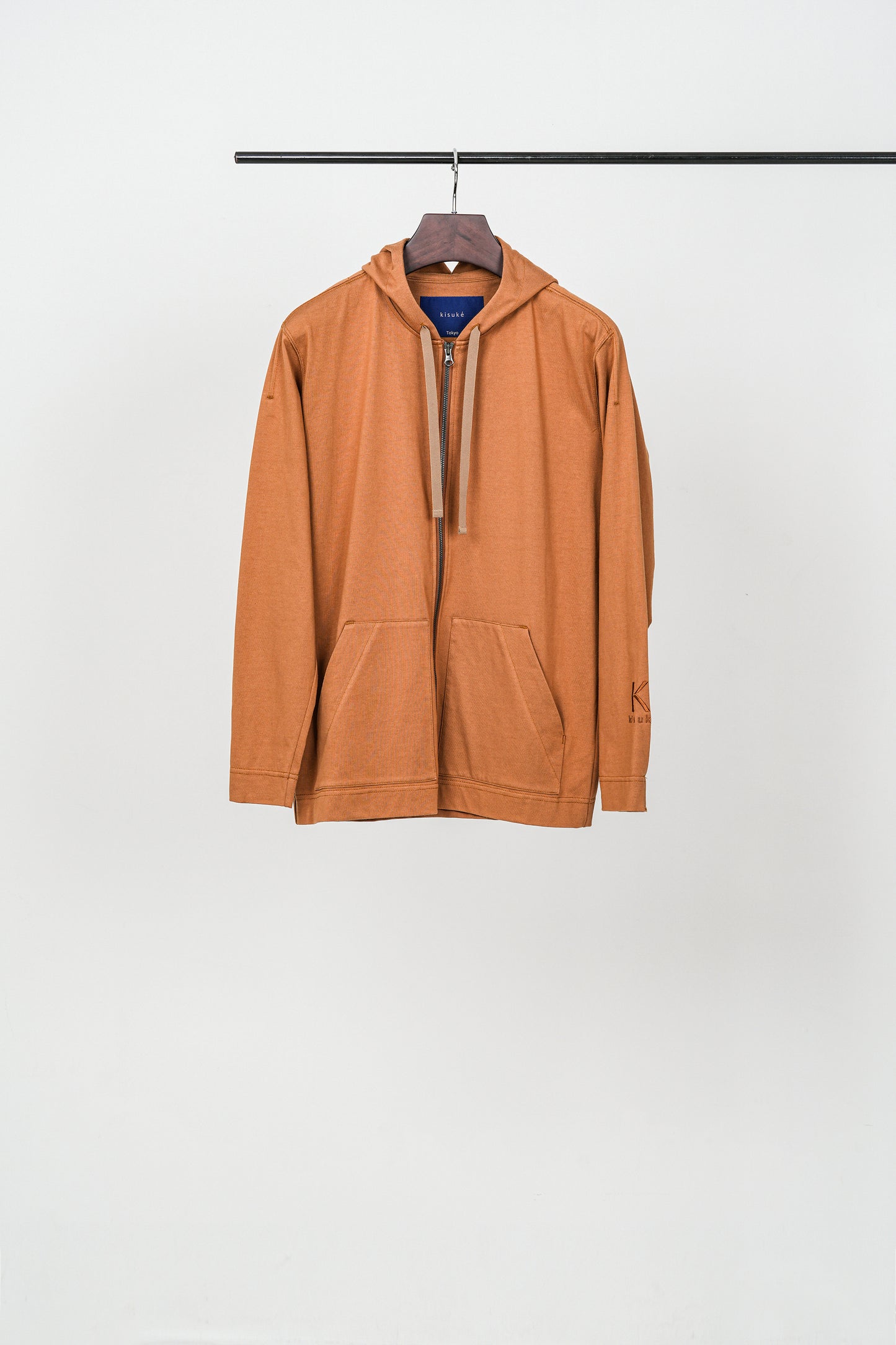 Botanical-Dyed Spain pima cotton Zip Hoodie