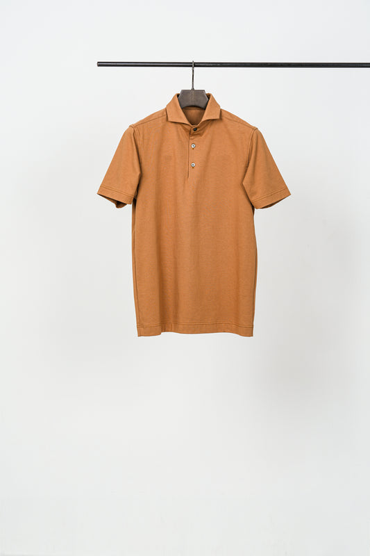 Botanical-Dyed Spain pima Cotton Polo shirt