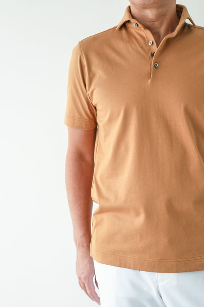 Botanical-Dyed Spain pima Cotton Polo shirt